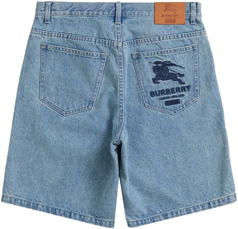 supreme x burberry shorts|Supreme Burberry Denim Short Washed Blue Men's .